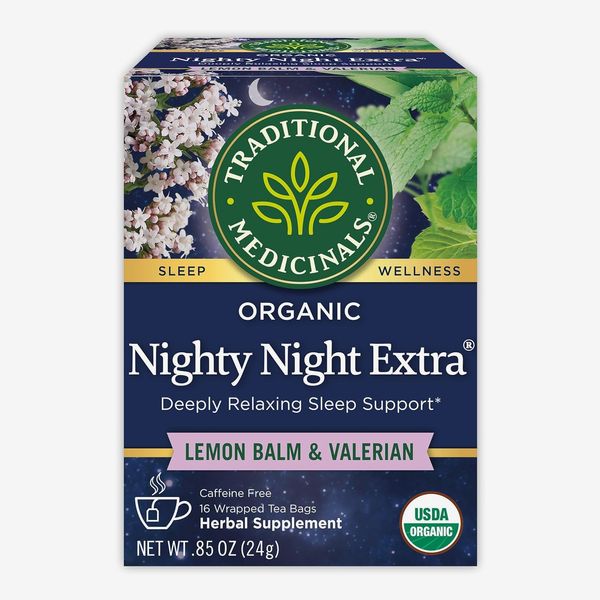 Traditional Medicinals Organic Nighty Night Extra Tea - Lemon Balm & Valerian