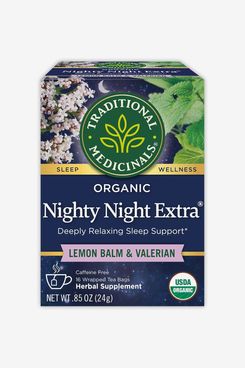 Traditional Medicinals Organic Nighty Night Extra Tea - Lemon Balm & Valerian