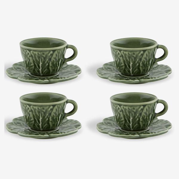 Bordallo Pinheiro Couve Coffee Set
