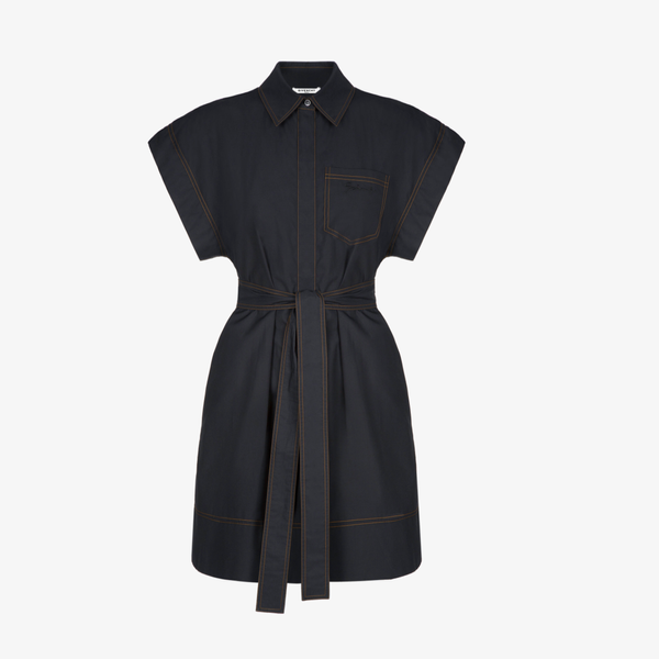 Givenchy Belted Collared Shirtdress