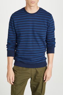 A.P.C. Striped Pullover Sweatshirt 