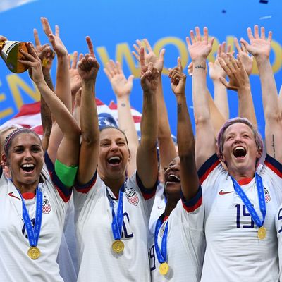 After Women’s Soccer World Cup Win, Fans Chant Equal Pay