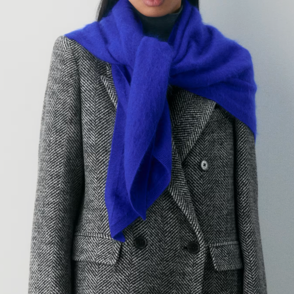 Aritzia Brushed Cashmere Triangle Scarf