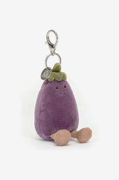 Jellycat Vivacious Eggplant Bag Charm