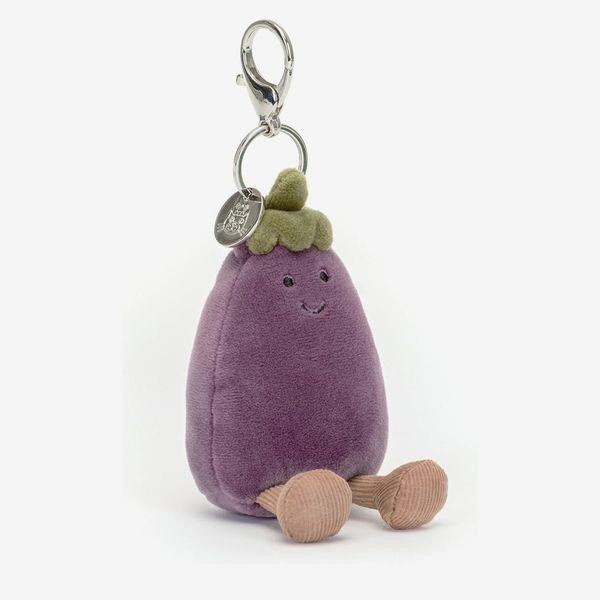 Jellycat Vivacious Eggplant Bag Charm