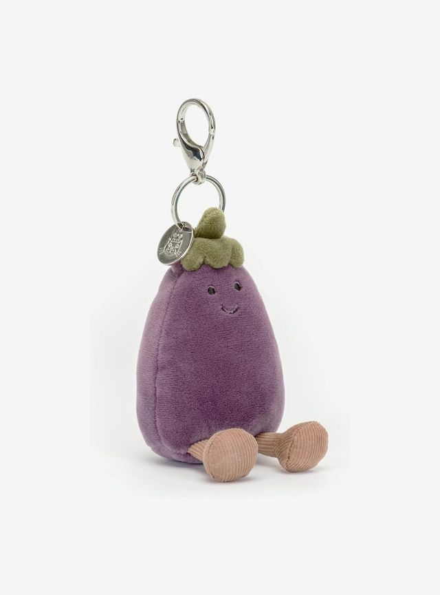 Jellycat Vivacious Eggplant Bag Charm