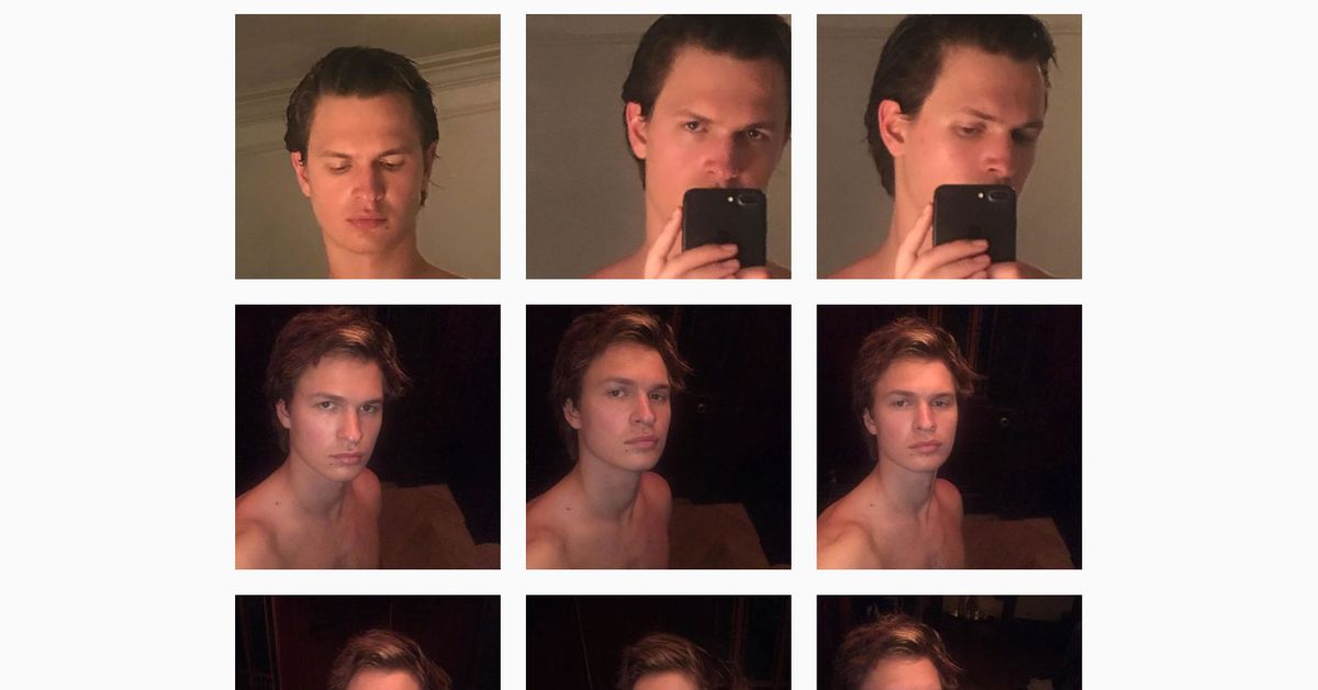 Ansel Elgort 的 17 張 Instagram 裸體自拍照中你最喜歡哪一張？