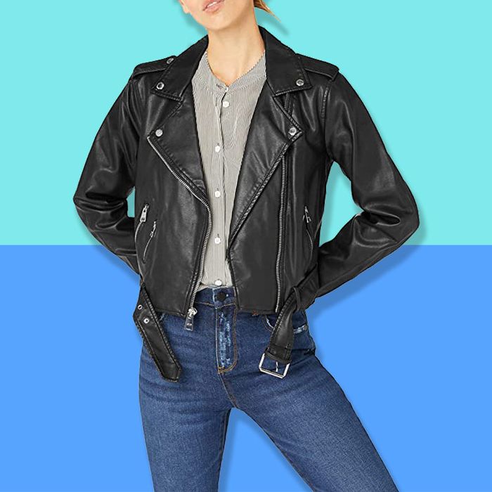 Levi's Women's Faux Leather Motorcycle Jacket Sale 2020 | The Strategist