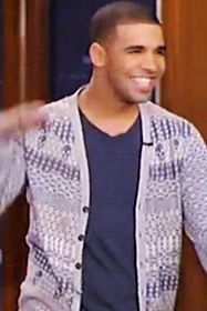 Drake loves sweaters. Loves 'em.
