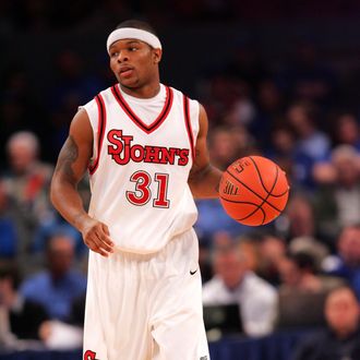 Malik Stith #31 of the St. John's Red Storm dribbles the ball against the Georgia Bulldogs during the SEC Big East Invitational at Madison Square Garden on December 9, 2009 in New York, New York. The Red Storm defeated the Bulldogs 66-56.