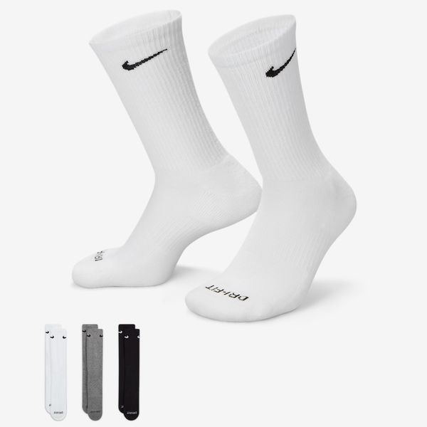 Nike Everyday Plus Cushioned Training Crew Socks (3 Pairs)