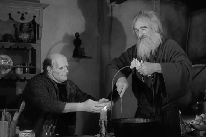 With Peter Boyle in &lsquo;Young Frankenstein&rsquo; (