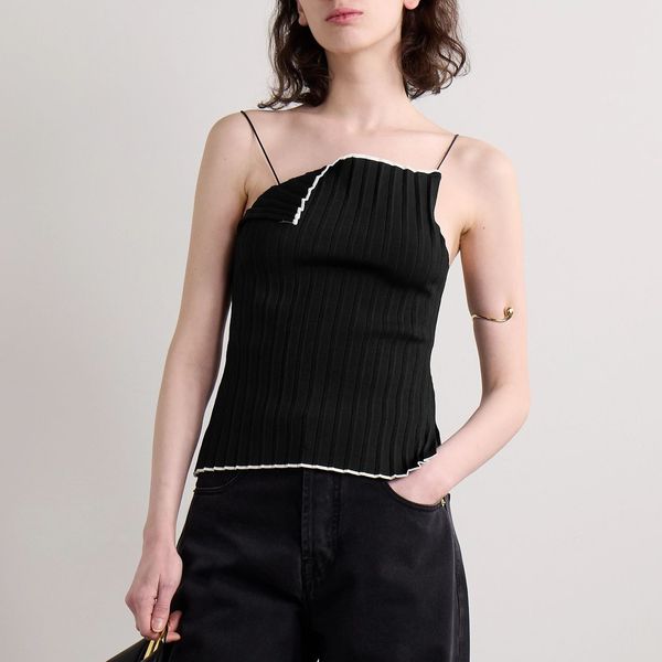 Jacquemus Maille Ribbed-Knit Camisole