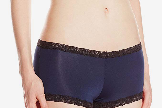US# Women Sheer Mesh Panties See Through Knickers Boy Shorts Lingerie Underwear