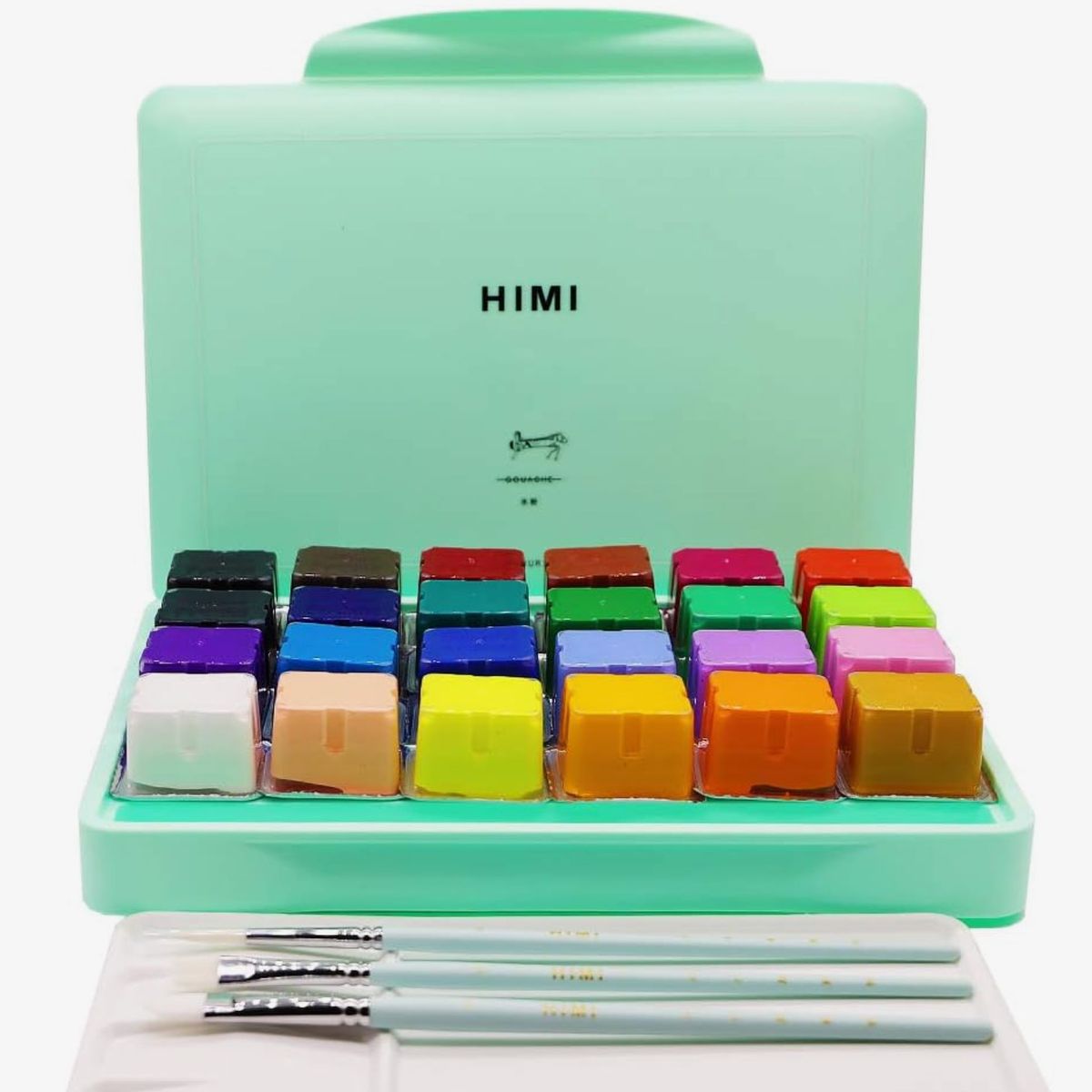 HIMI Gouache Paint Set, 24 Colors