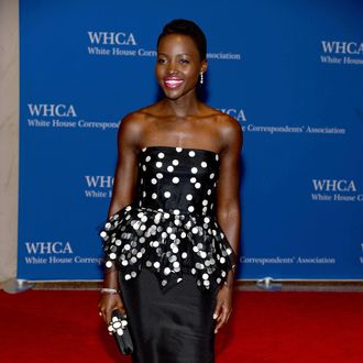 Actress Lupita Nyong'o attends the 100th Annual White House Correspondents' Association Dinner at the Washington Hilton on May 3, 2014 in Washington, DC.