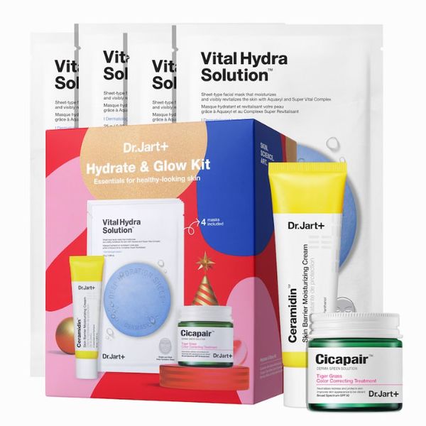 Dr. Jart+ Hydrate & Glow Gift Set for Redness with Cicapair