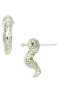 Collina Strada Slug Stud Earrings