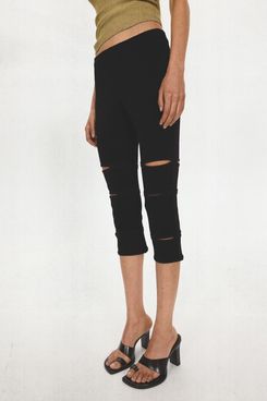 Eckhaus Latta x Mango Capri Pants with Cutouts
