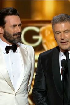 "Live up your 40s, Hamm. Soon you'll be 55, and when you show up in a big beard like that, people will say you've given up."