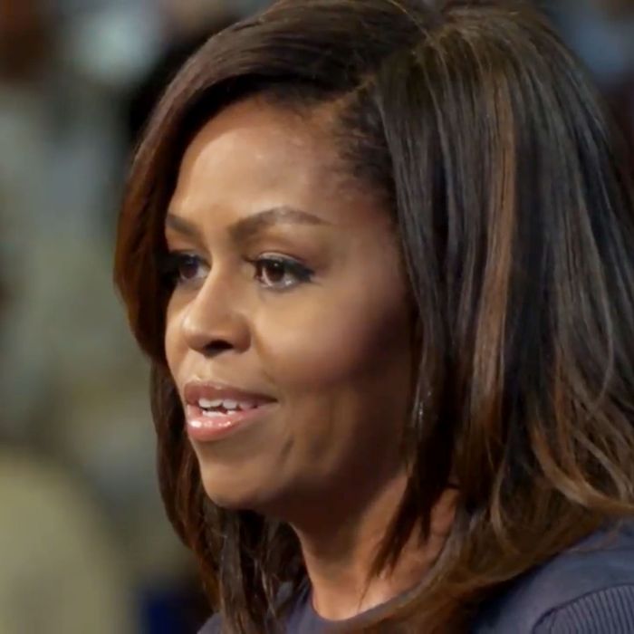 Michelle Obama's New Hampshire Speech Took on Trump's Sexism