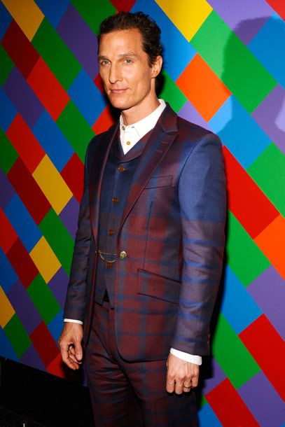 "There were a few real snakes in there! But I made sure, I checked with the guy who was the snake wrangler, and they were definitely not poisonous." – MATTHEW MCCONAUGHEY