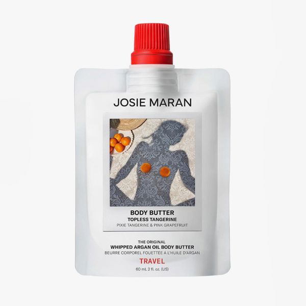 Josie Maran Mini Topless Tangerine Whipped Argan Oil Refillable Firming Body Butter