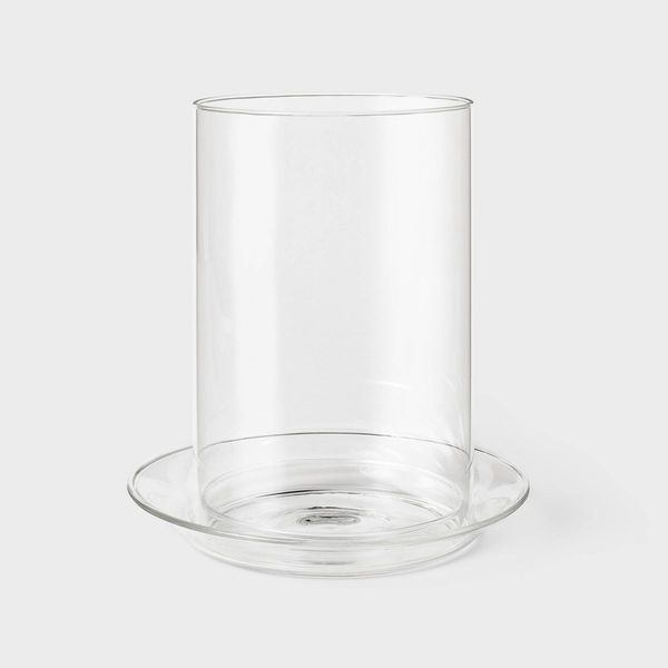 ThisOakHouse Tall Glass Pillar Hurricane