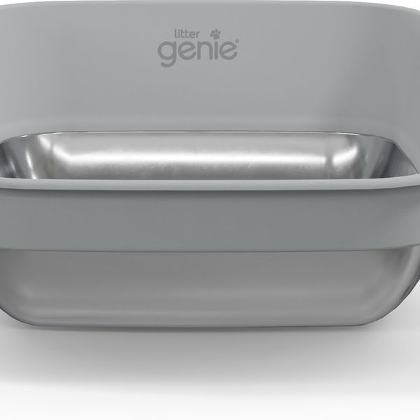 Litter Genie Platinum Stainless Steel Cat Litter Box