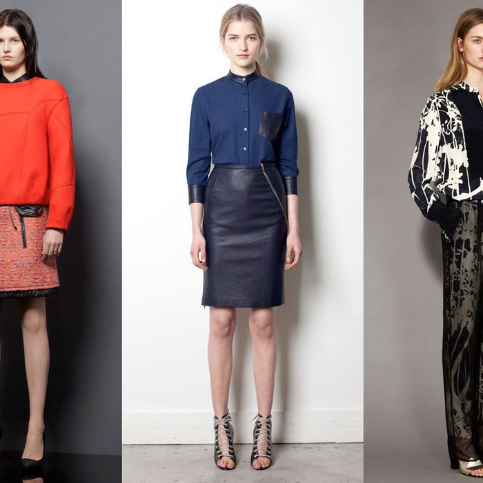 Pre-Fall looks from Proenza Schouler, Band of Outsiders, and Phillip Lim