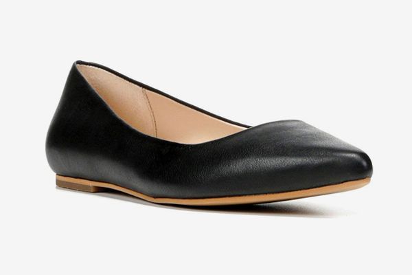 comfortable black flats for work