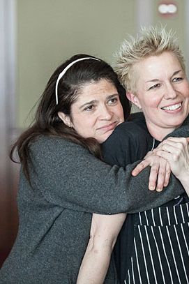 On the contrary, Alexandra Guaranschelli was nervous and on edge all evening long (fear of being chopped, perhaps?).
