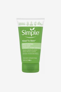 Jabón facial hidratante simple y agradable para la piel