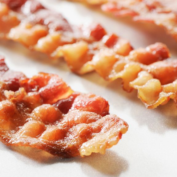 Bacon, yes; bar, no.