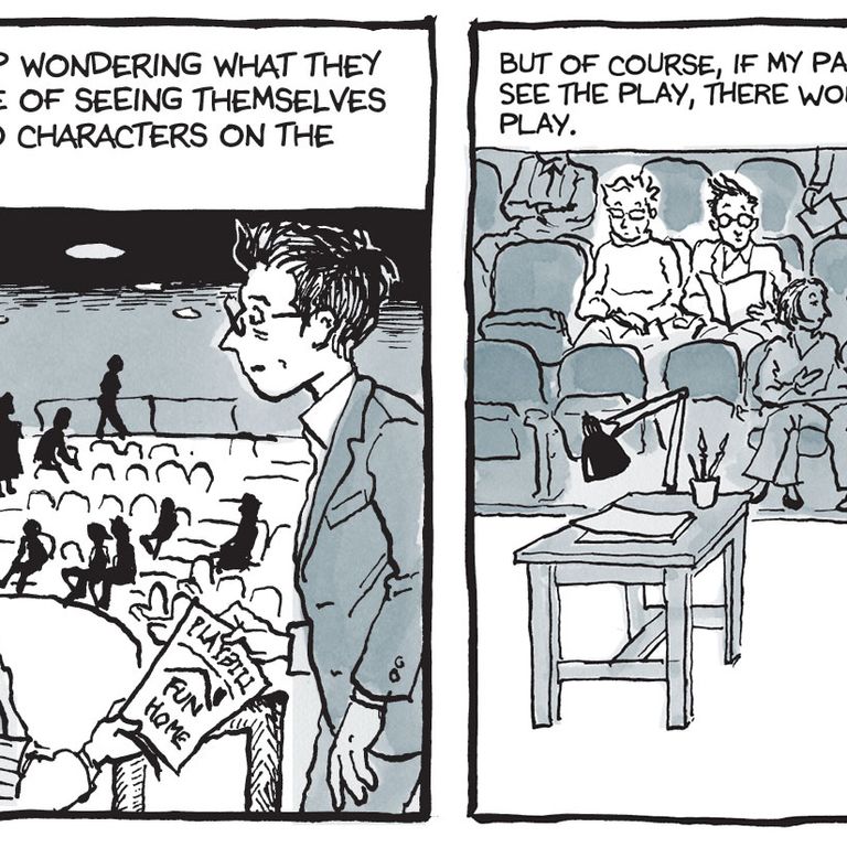 Alison Bechdel Draws A Fun Home Coda Slideshow Vulture 