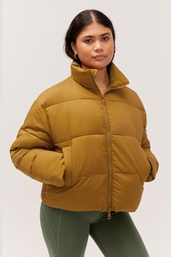 Girlfriend Collective Saddle Crop Puffer