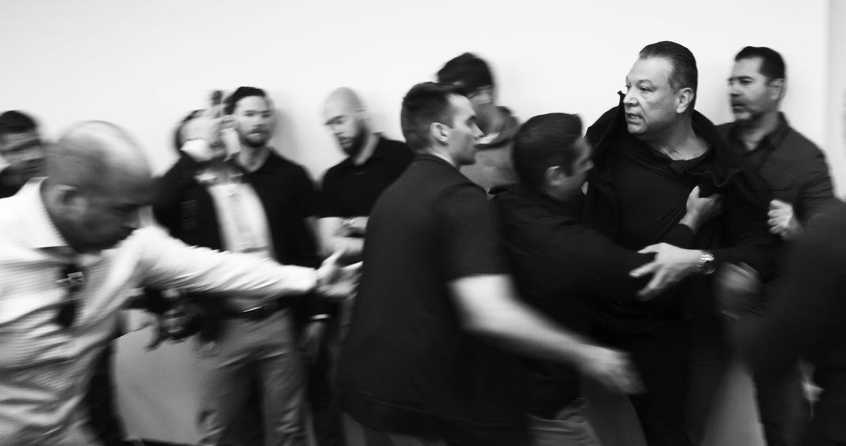Senator Alex Padilla Dragged Out Of Kristi Noem’s News Briefing