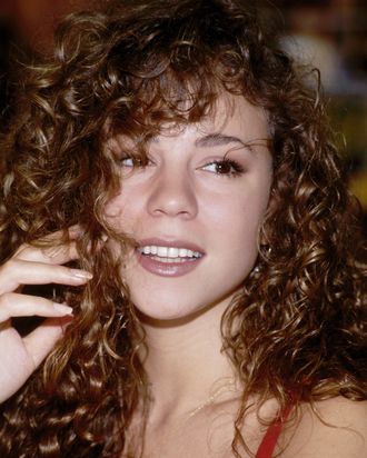 Mariah Carey and her curls.