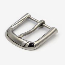 Leather Belt Stainless Buckle Hypoallergenic