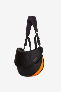 Côte&Ciel Hala S Sleek Black/Orange Bag