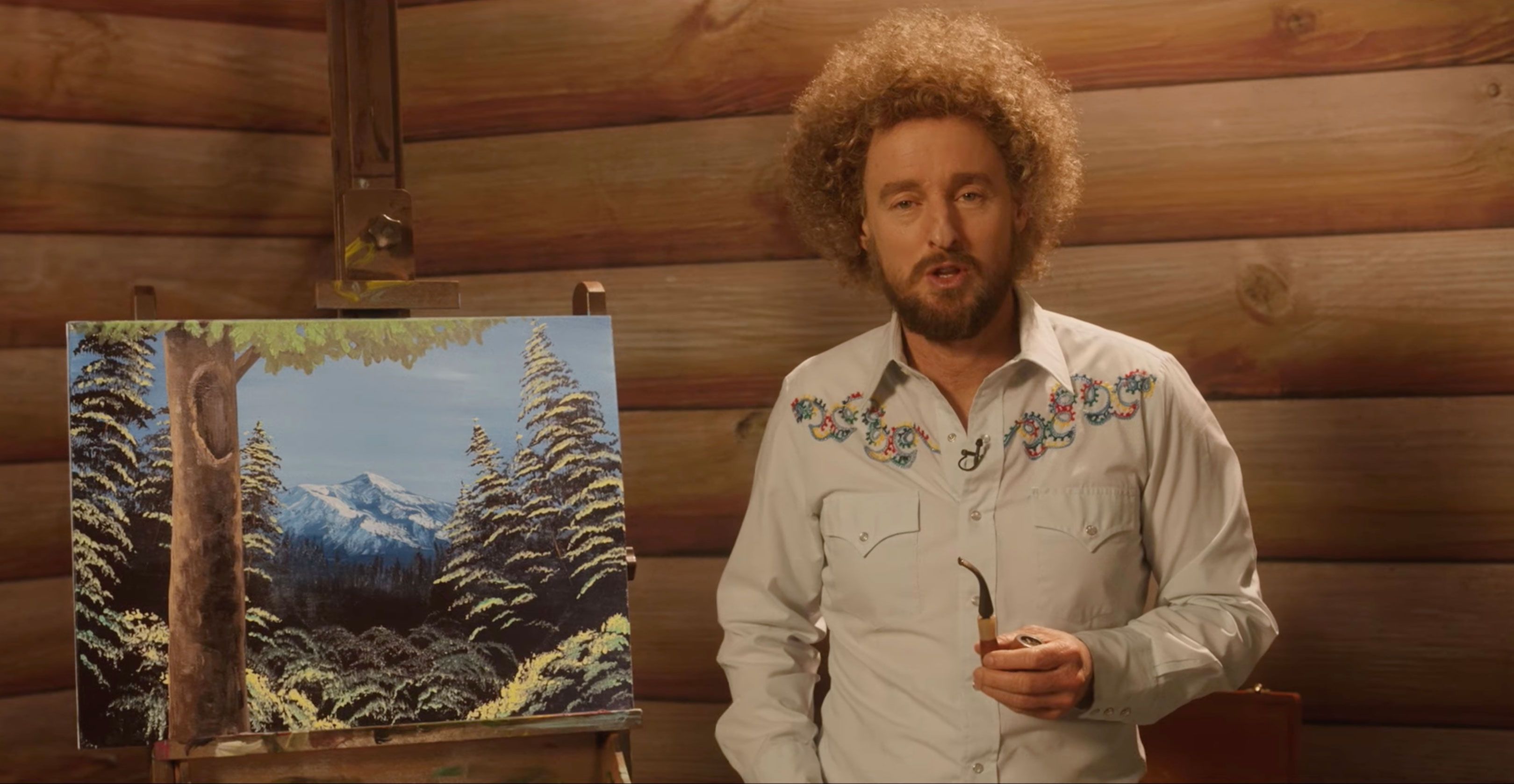 Here's what happened when I tried to paint like Bob Ross