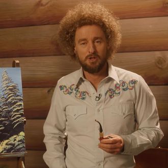 Bob ross 2024 dress shirt