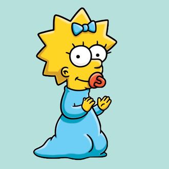 THE SIMPSONS: Maggie Simpson. 