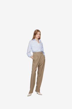 The Frankie Shop Beige Bea Suit Trousers