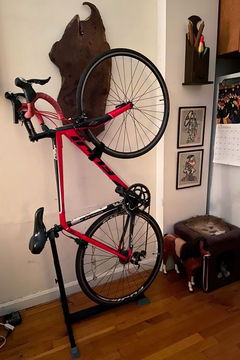 Bike Stand Floor/Wall mounted Bike Rack for Bicycle Cycle Storage Locking Stand 