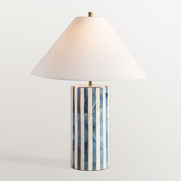 Pottery Barn Bankes Bone Table Lamp (24