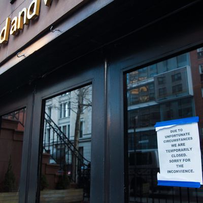 Manhattan's Pure Food and Wine is closed for the second time this year.