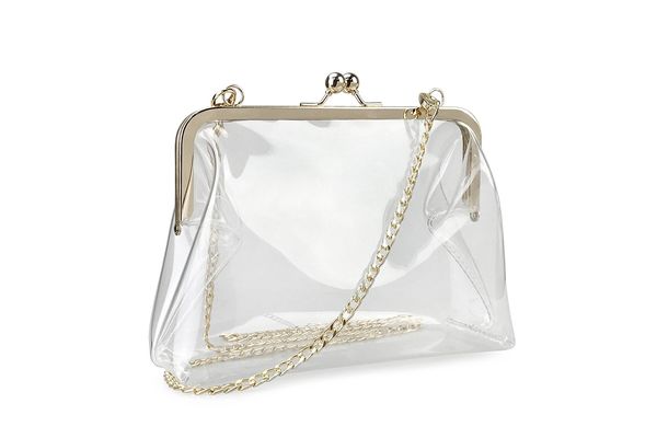 Hoxis Clear Chain Cross-Body Bag