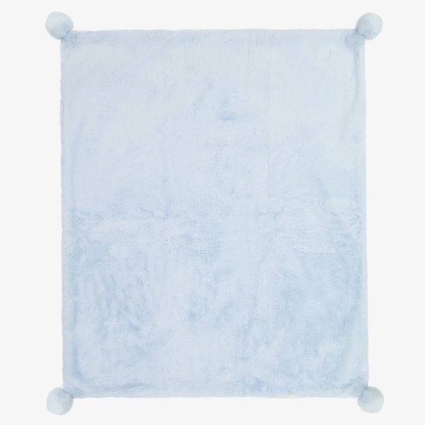 Mayoral Light Blue Faux Fur Blanket (98cm)