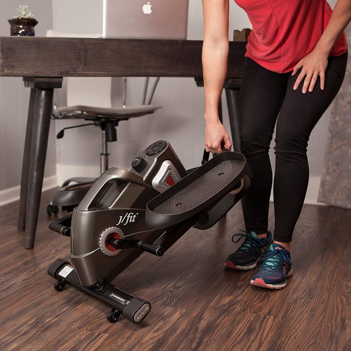 sitting down exercise bike